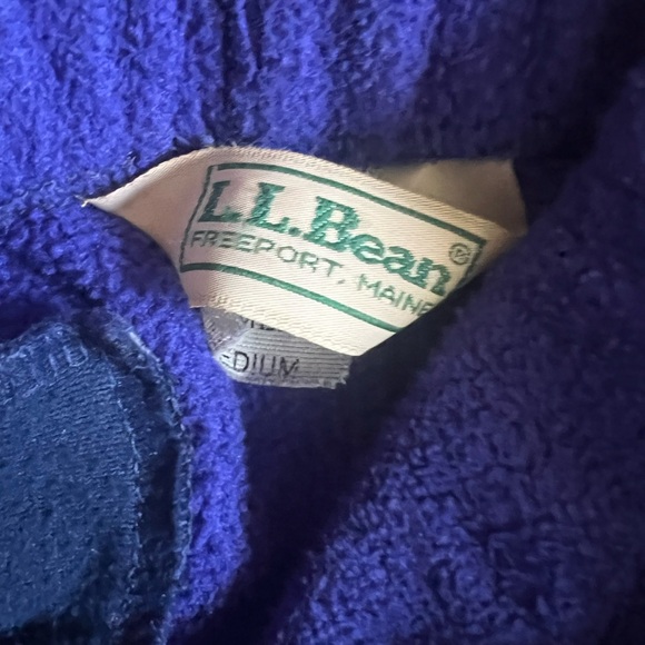 LL Bean fleece joggers - Picture 2 of 3